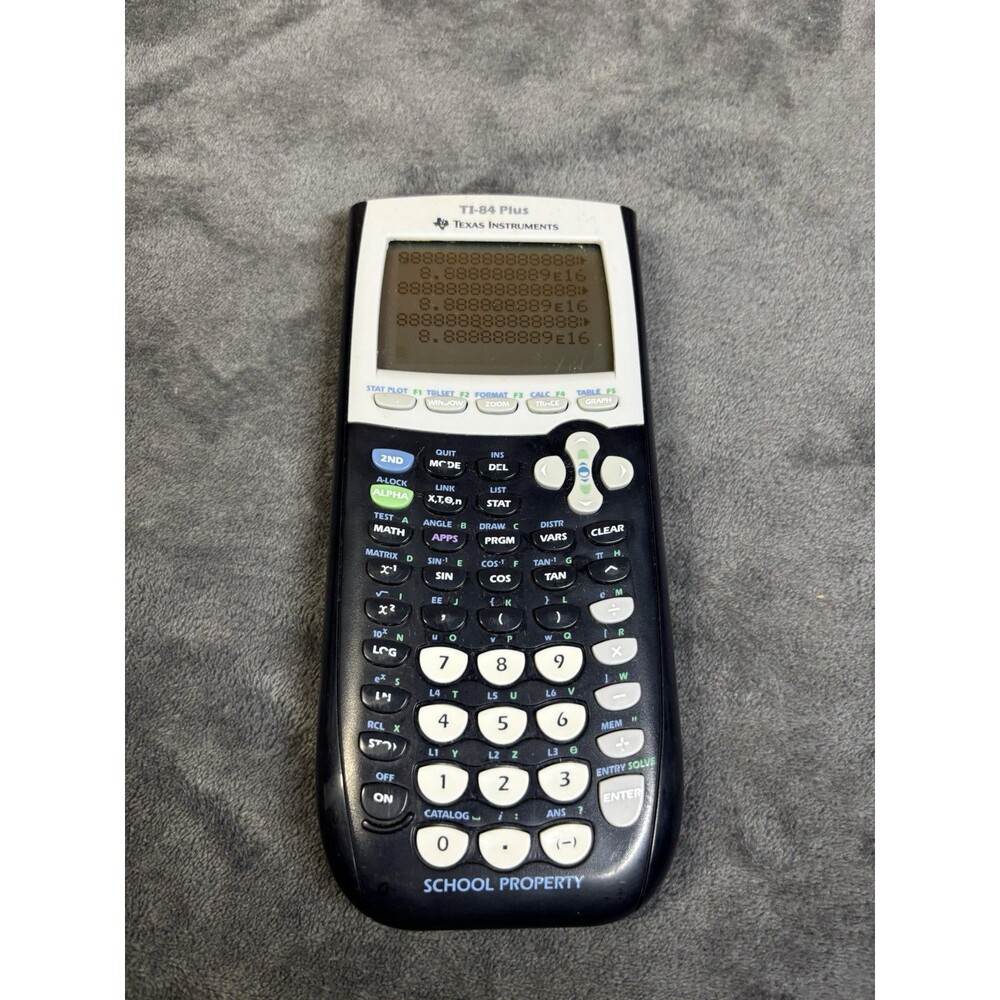 Texas Instruments TI-84 Plus Graphing Calculator School Eduction No Cover